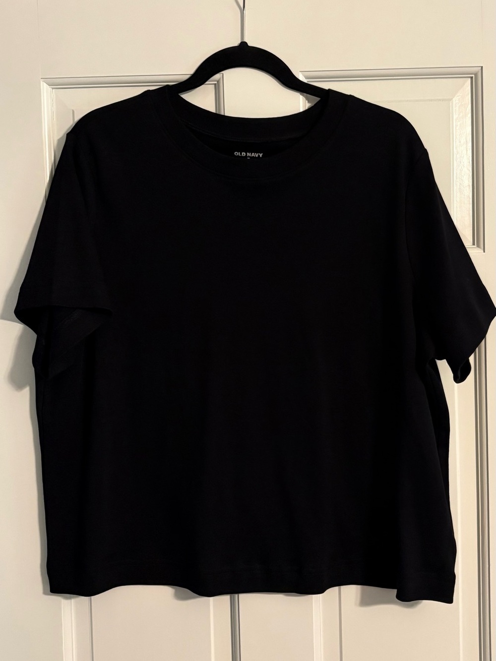 Old Navy Black Short Sleeve Crewneck Tee - Women's